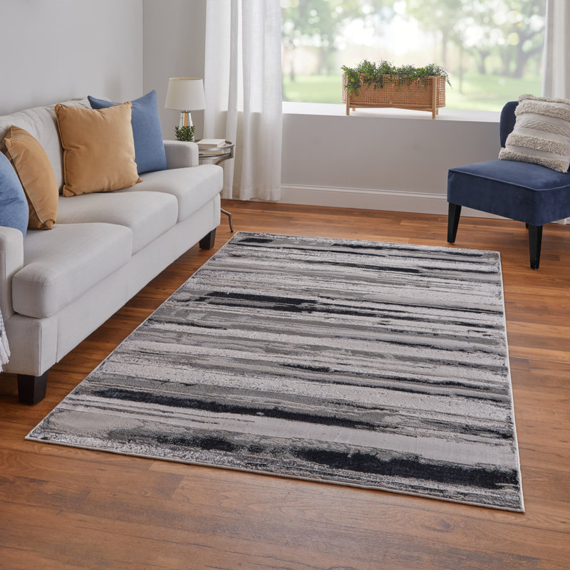 Tapis argenté Jewel, Rectangle 7 pi 10 po x 10 pi