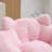 Comfy Bean Bags, Faux Fur 44.1 In Pink Modern Chair For Home Bedroom