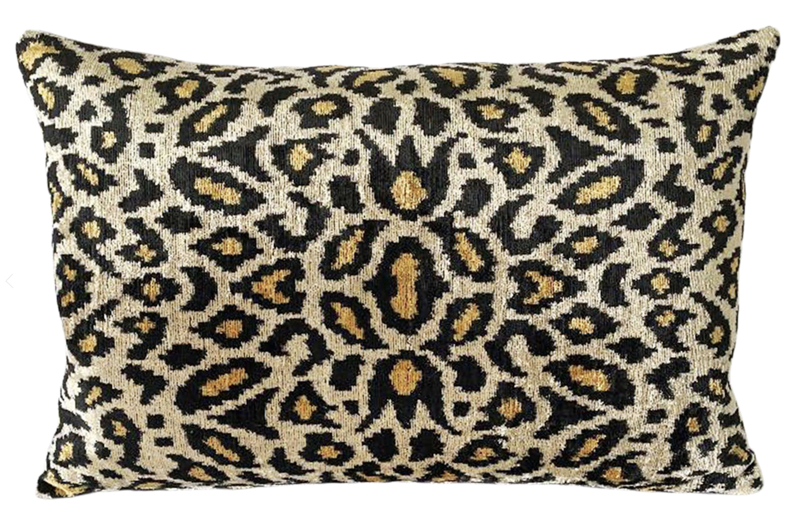 Metrohouse Designs Animal Print Velvet Throw Pillow Wayfair