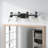 Kesia 2-Light Bathroom Vanity Light in Black-70337296-119772176-119772180