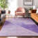 Premium Machine Washable Prisco Purple Rug