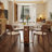 Mid-Century Dining Table For 4-6 People With Round Table Top, Pedestal Dining Table, End Table Leisure Coffee Table-710965986-710965987-710965980