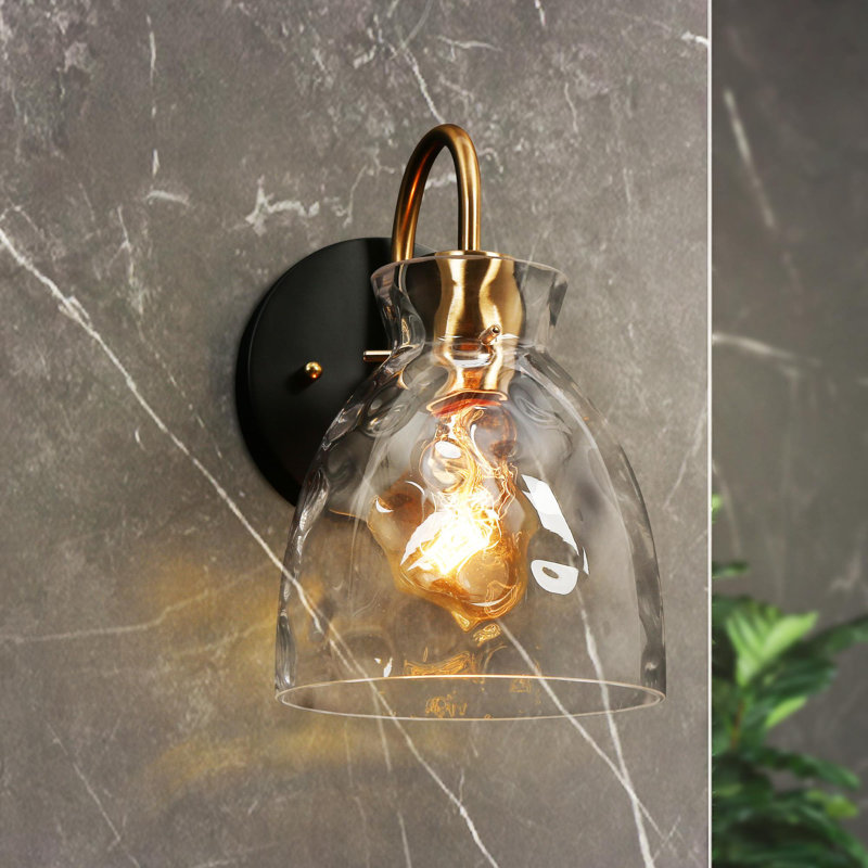 Almine Armed Wall Sconce - Elegant 1-Light Decor