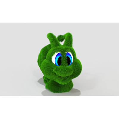 Outdoor Cartoon Snail Topiary Green Figures