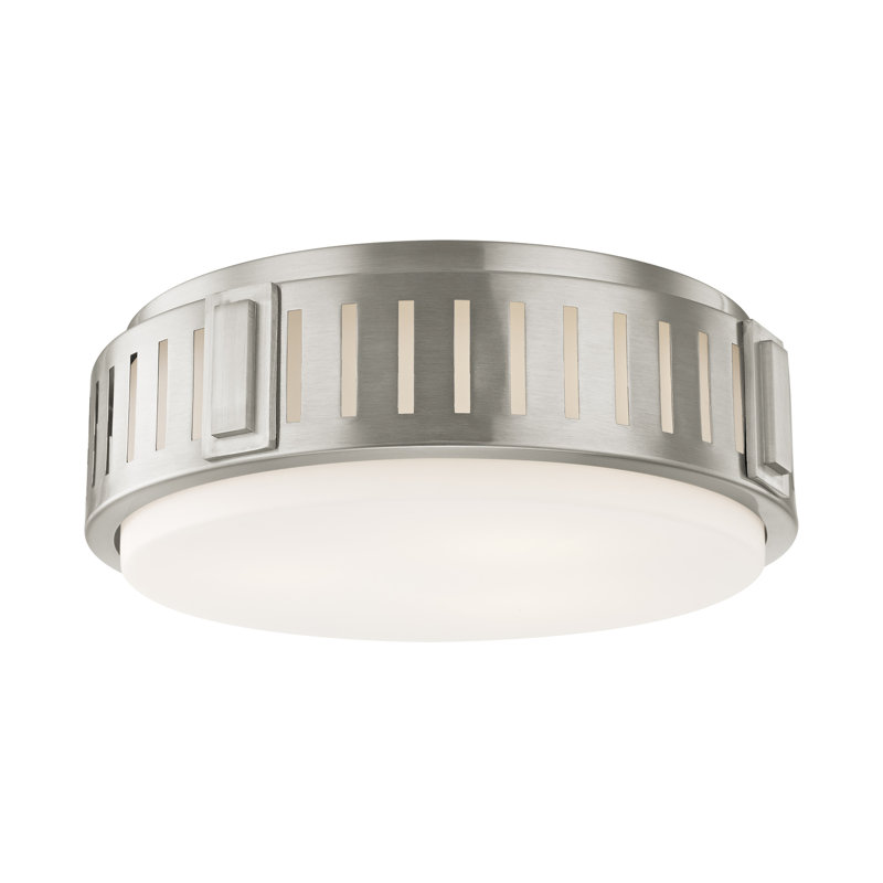 Plafonnier encastré Alioune, Bronze vieilli, H 5,25 po x l 15 po x P 15 po, 3