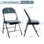 Chaise pliante rembourrée et empilable-736789802
