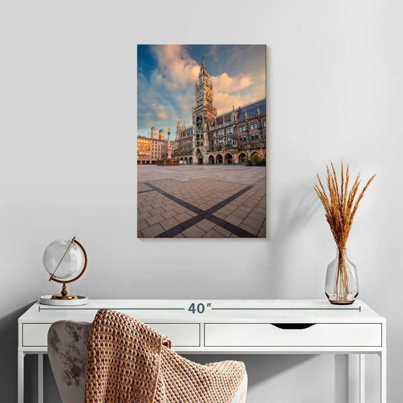 Nicci Mary's Square Munich, 24" H x 16" W