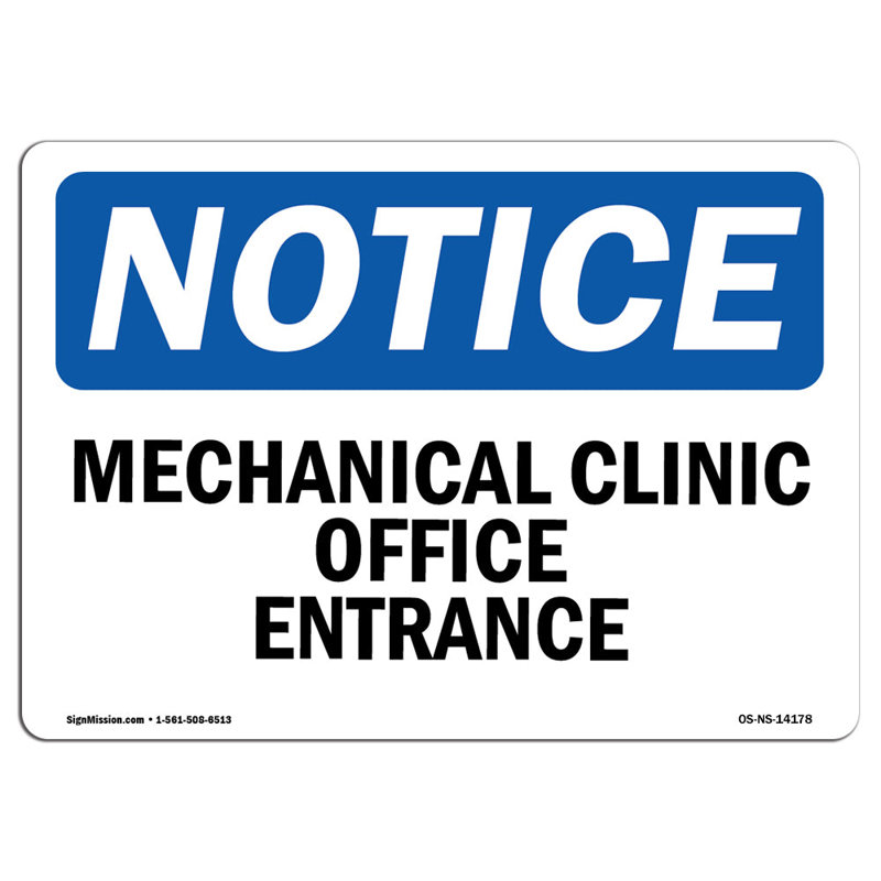 Notice Sign