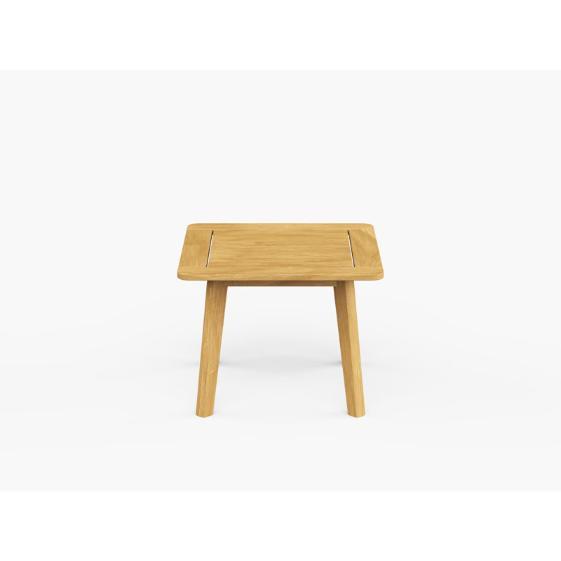 Foundations Outdoor Square Teak Side Table