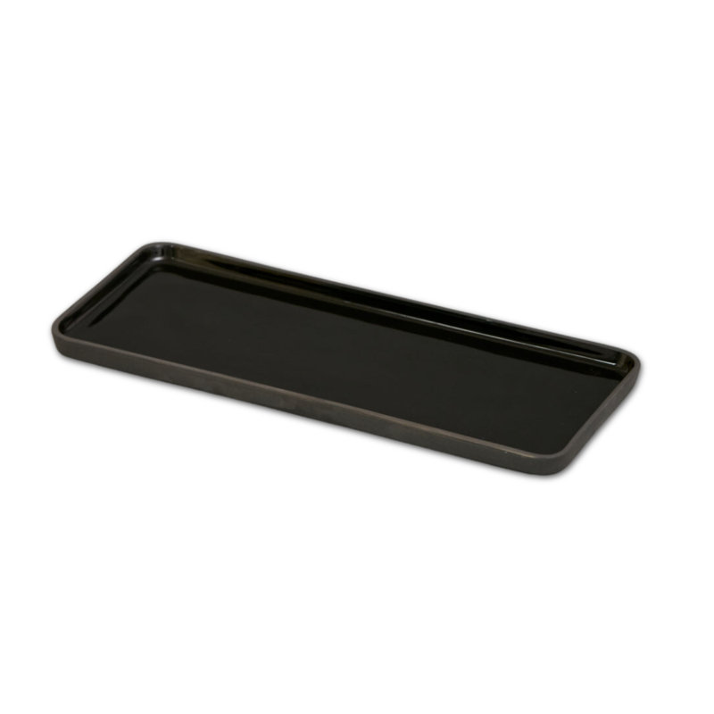 Naeisha Bathroom Tray, Black