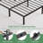 Metal Platform Bed Frames Mattress Foundation With Steel Slat Support, No Box Spring Needed, Storage Space Under Base, Easy Assembly-1451421387