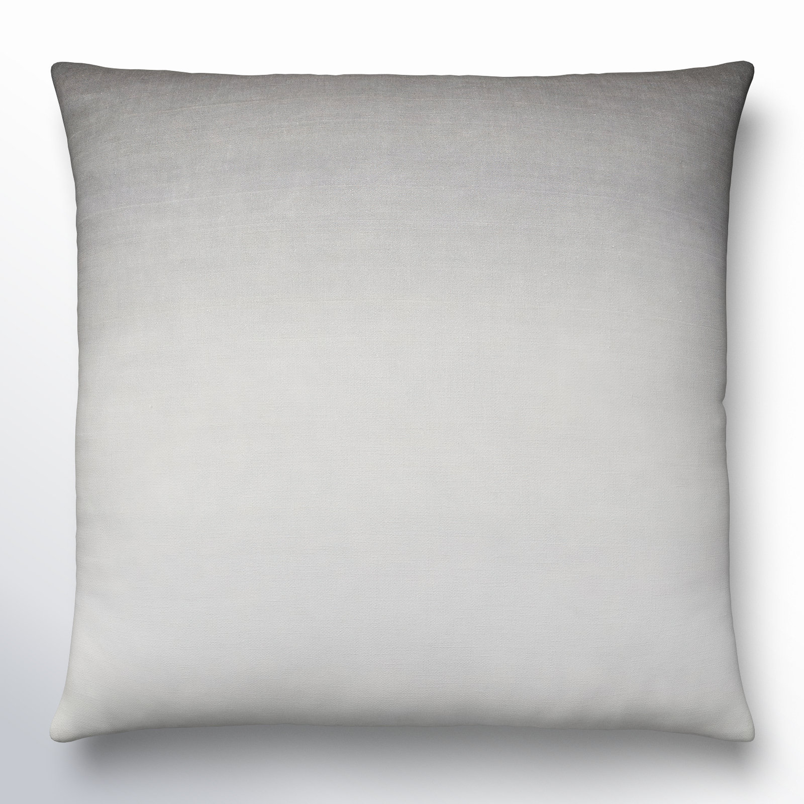 Deadra Ombre Linen Throw Pillow, 20" x 20", Pillow Cover Only - No Insert, Charcoal
