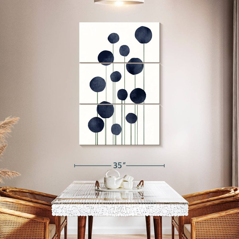 Avery Water Flowers, 50" H x 32" W