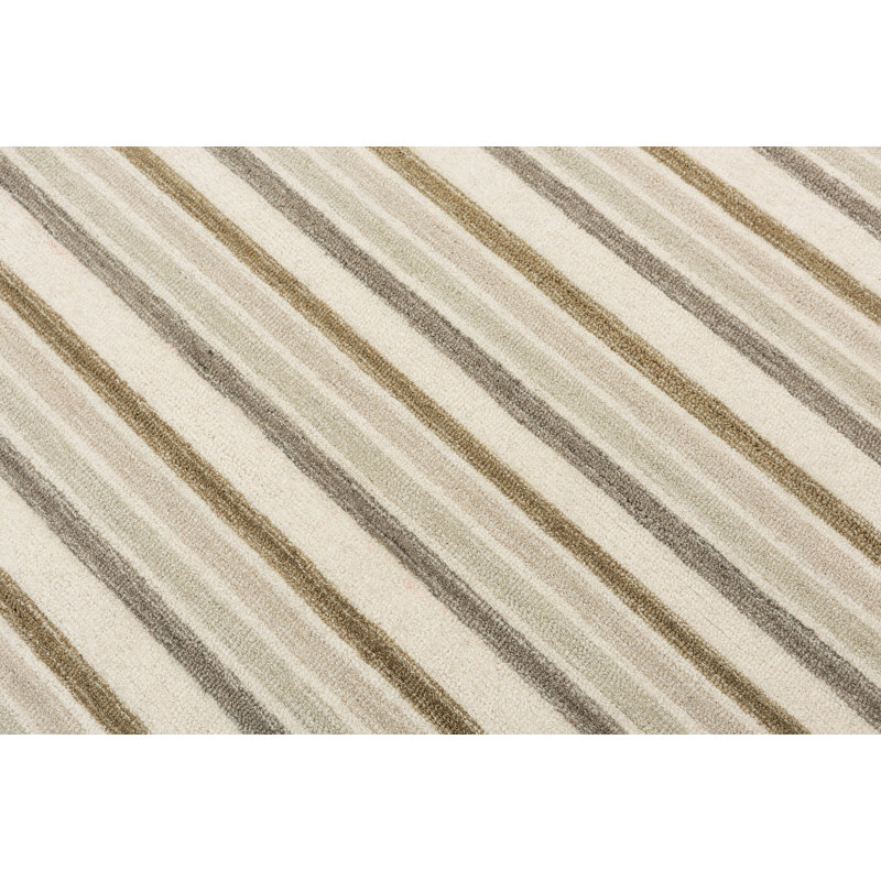 Wool Geometric Indoor Rug, Rectangle 5' x 8'