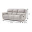 Canapé transitionnel blanc cassé de 82,4 po-1448750659