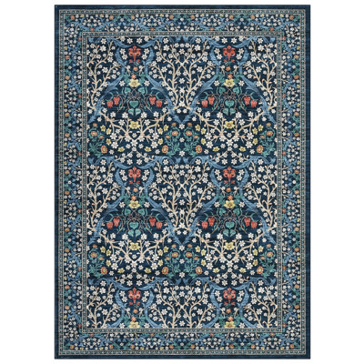 Rectangle Floral Area Rug