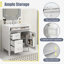 Meuble-lavabo simple avec plateau Thaddeus-1375064656