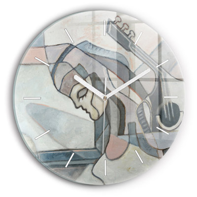 Glass Wall Clock
