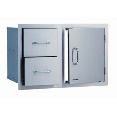 Bull Outdoor Products Stainless Steel 30" Door and Drawer Combo Cabinet