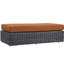 Repose-pieds d'extérieur rectangulaire Sunbrella Modway Summon-31483498