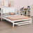 Platform Bed With Adjustable Trundle-189772104