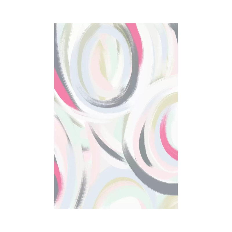 Abstract Pinky III by Leah Straatsma - Painting on Canvas, Wrapped Canvas, 101.6cm H x 66.04cm W x 3.81cm D