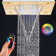 Rain Fixed Shower Head 2.5 GPM GPM with Self-Cleaning