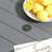Readus Round Metal Outdoor Bar Table With Umbrella Hole , 35.4'' in. W 35.4'' in. D-83851794