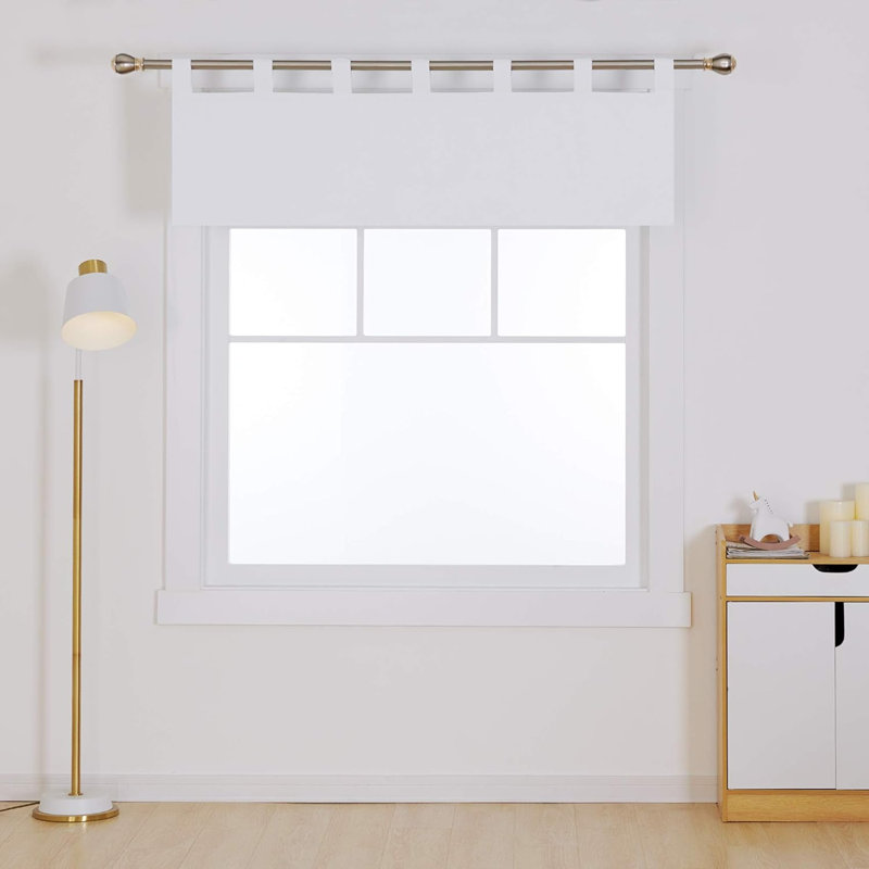 Blackout Curtain Pair, Off-white, 140cm wide x 46cm high