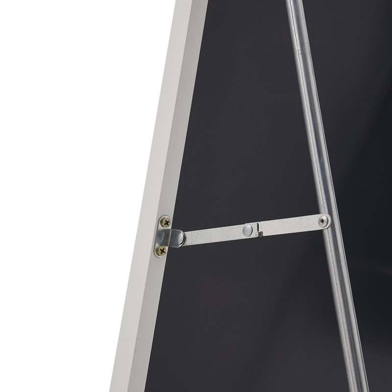 Rectangle Floor Mirror, Silvery White