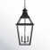 Jackson 4-Light Outdoor Hanging Lantern in Matte Black with Gold Highlights