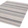 Perrotta Striped Recycled P.E.T Hand Woven Indoor / Outdoor Area Rug