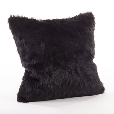 Coussin décoratif en fausse fourrure Lecia