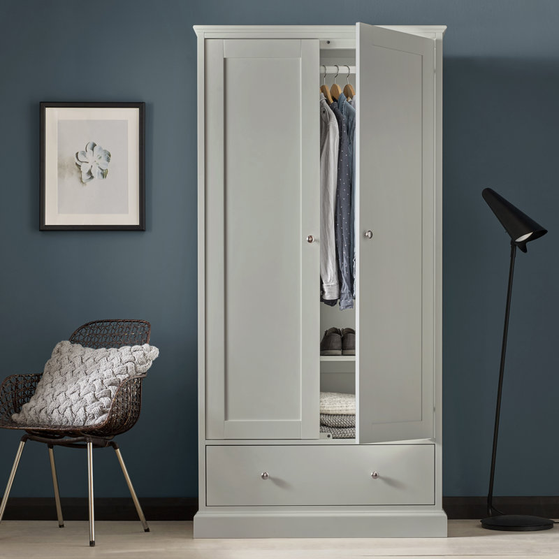 Carolina 2 Door Wardrobe, Cotton