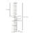 67.51" Tall Bathroom Storage Cabinet With Adjustable Shelves,Slim 2 Doors Freestanding Cabinet With Anti-Tip, Open Compartments, For Home, Small Spaces, Bathroom,Kitchen, Living Room, White