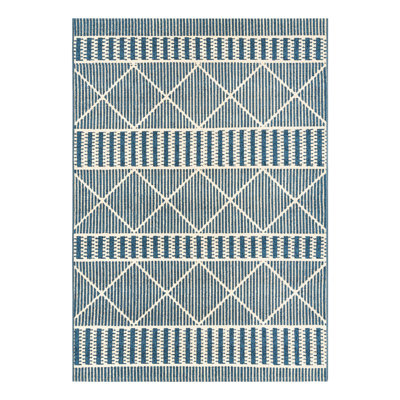 Blue Dalyan Indoor/Outdoor Trellis Rug