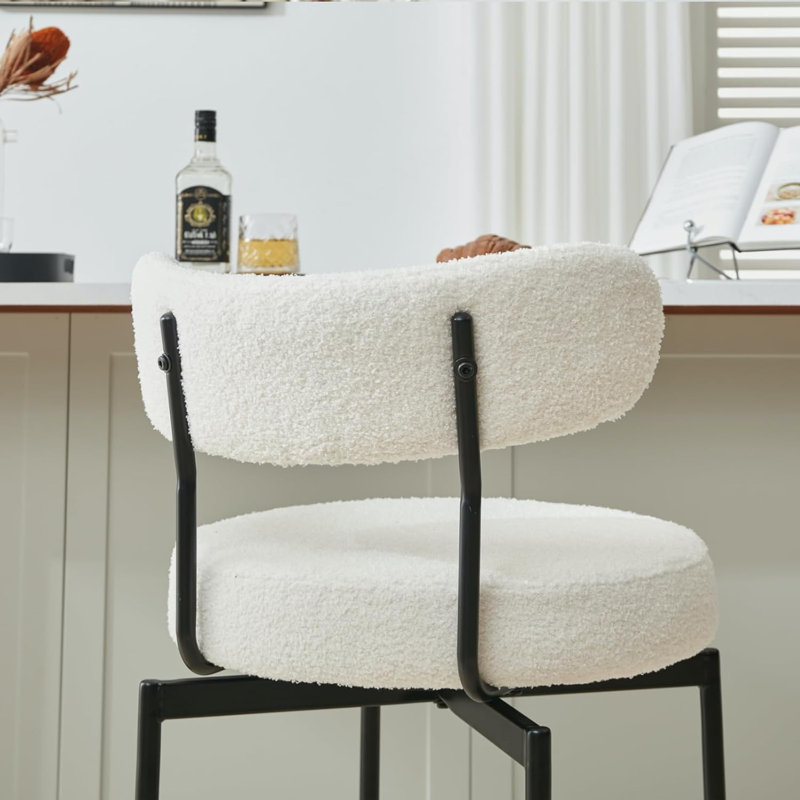 Swivel Bar Stools Set Of 2, White