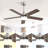 42 Inch Ceiling Fan 5 Blades Noiseless Reversible Dc Motor Remote Control With Led Light-1019241037-1019241035
