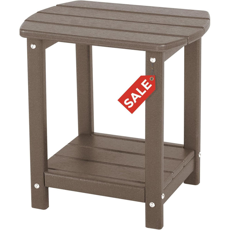 Table de bout Adirondack Square, Marron foncé