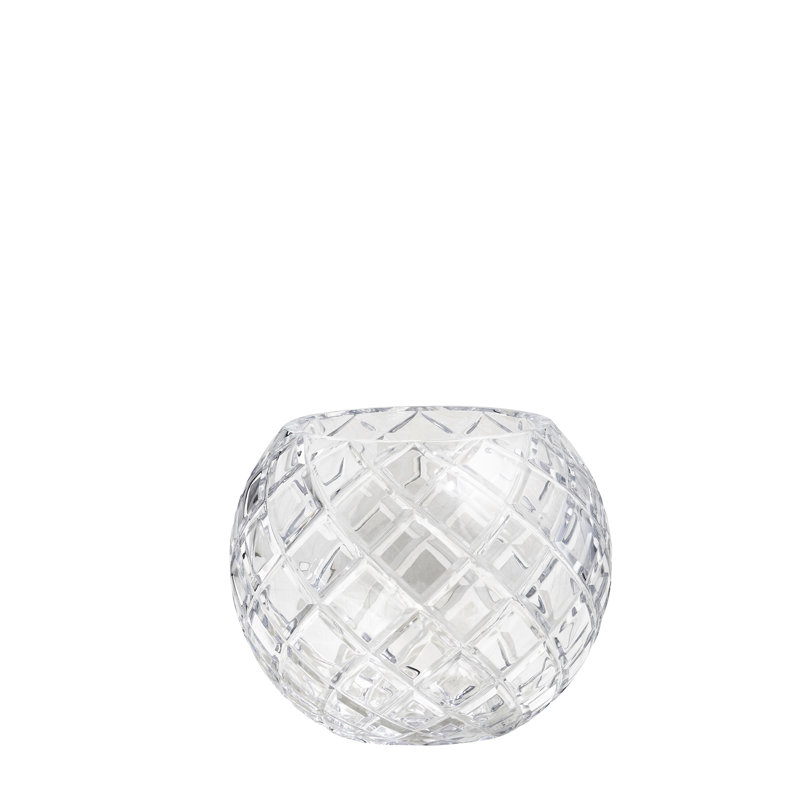 Carncoagh Handmade Crystal Decorative Urns & Jars, 14" H x 15.50" W x 15.50" D