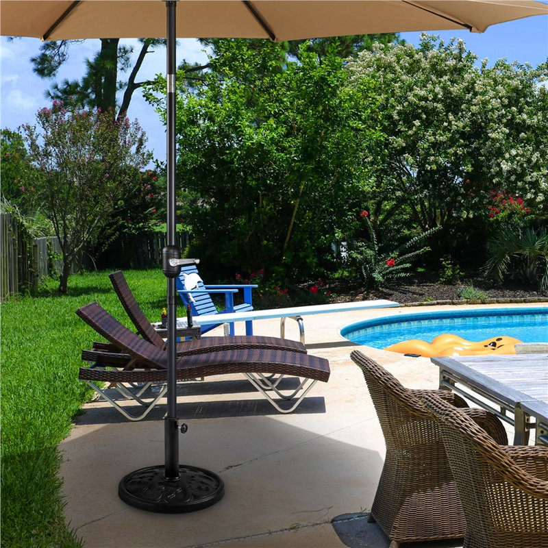 10.1kg Free Standing Umbrella Base, Black