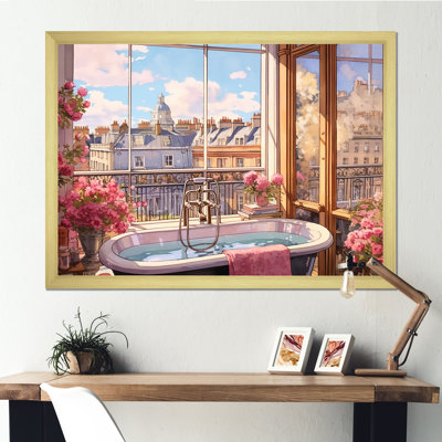 «Elegant London Bathaign City View I», reproduction sur toile