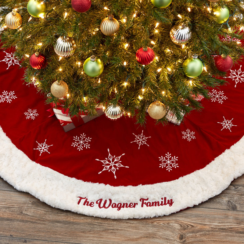Winter Wonderland Personalized Tree Skirt