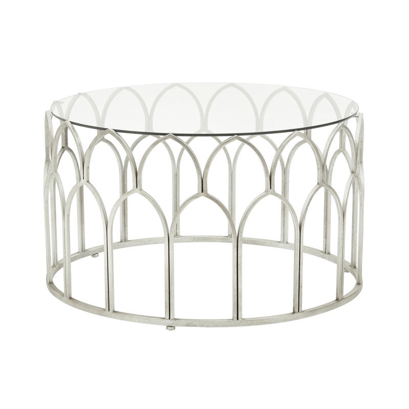 Glendive Solid Coffee Table, Silver