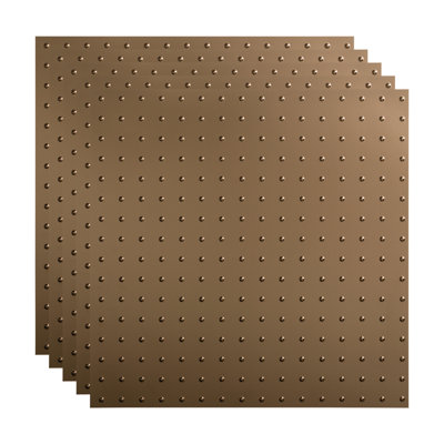 Panneau de plafond décoratif en vinyle 2 pi x 2 pi FASÄDE Minidome