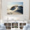 «Beach Grass Sunkissed Sands II», reproduction sur toile encadrée