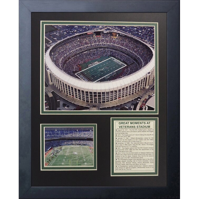 PHILADELPHIA EAGLES NFC Playoff & Championship Tickets Veterans Stadium  Framed