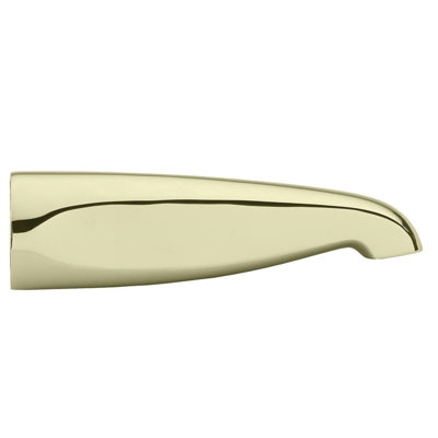 8-1/2" Reach Brass Wall Mount Bathtub Spout