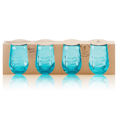 21oz. Stemless Wine Glass Set