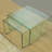 Funon Glass Top Nesting Tables Built-In Outlets